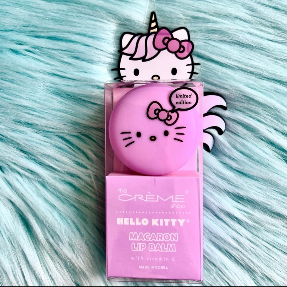 Crème Shop X Sanrio Rainbow Sherbet Hello Kitty Lip Balm Limited Edition - Picture 4 of 7